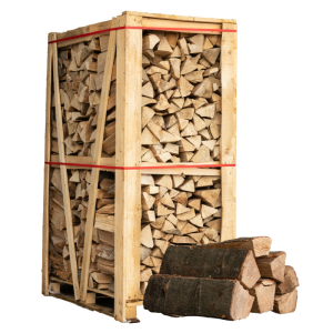 2x Palets (roble blanco + haya/Encantador) – 50 cm logs