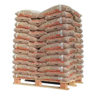 Pellet Moulin Bois Energie – 15 kg paleta de 65 bolsas