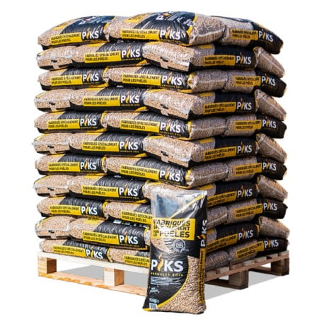 Gránulos PIKS – Paleta de bolsas certificadas (990kg) (Din Plus)