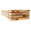 10 x vigas transversales de roble 1200 x 200 x 100 mm (no tratados)